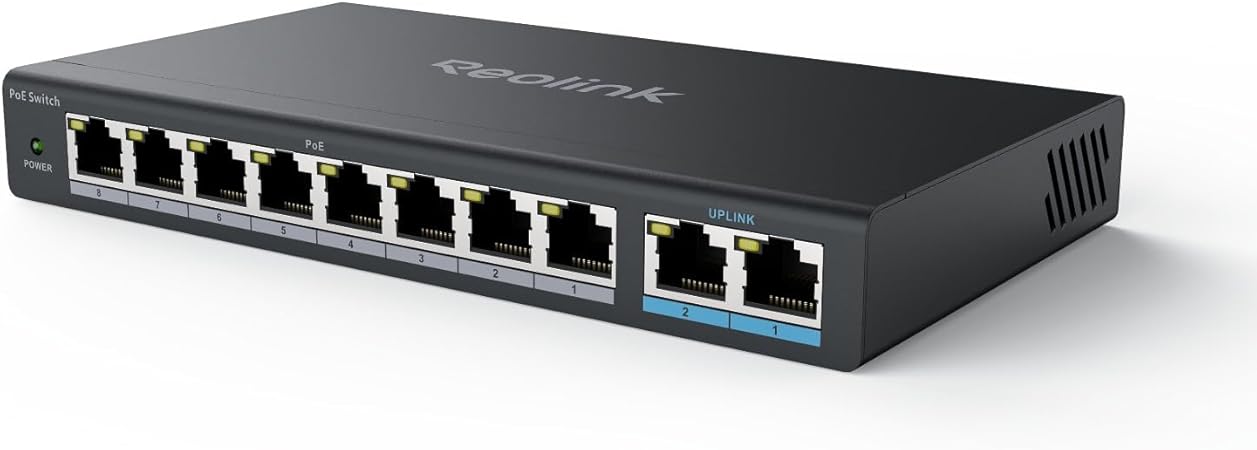 Reolink 8 Ports PoE-Switch